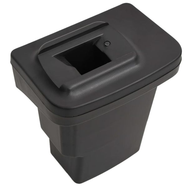 Подлакътник за кола черен 17x32x(37-53) см ABS