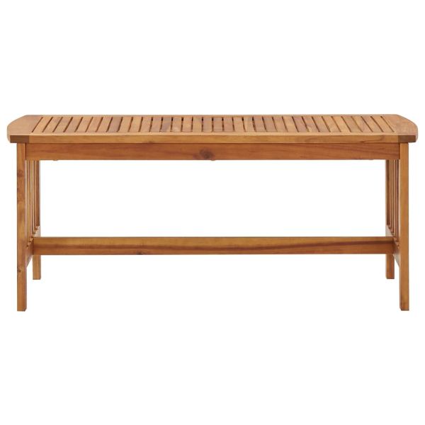 Маса за кафе, 102x50x43 см, акациево дърво масив