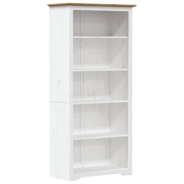 Етажерка за книги BODO кафява 82x40x173 см бор масив 5 нива