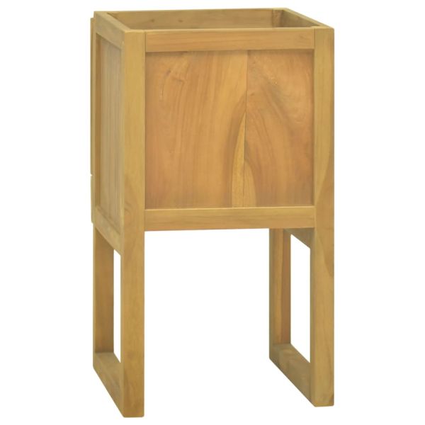 Шкаф за баня, 41x40x75 см, тиково дърво масив