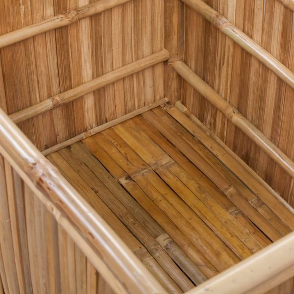 Бамбукови кутии за съхранение, 3 броя