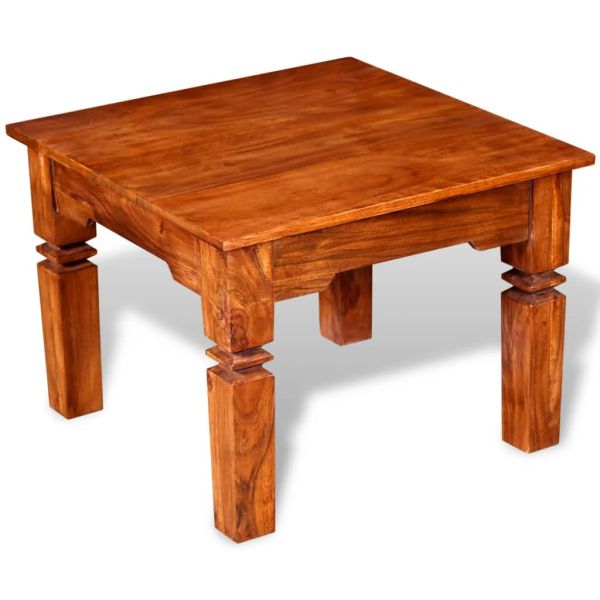 Маса за кафе масивно дърво 60x60x45 см