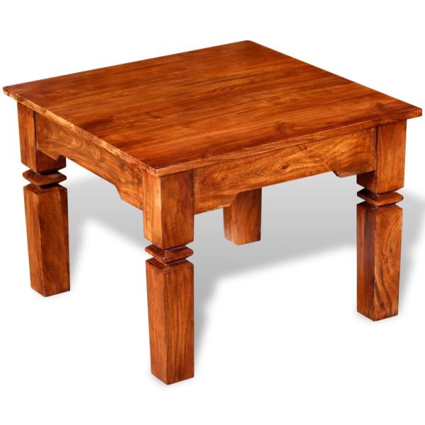 Маса за кафе масивно дърво 60x60x45 см