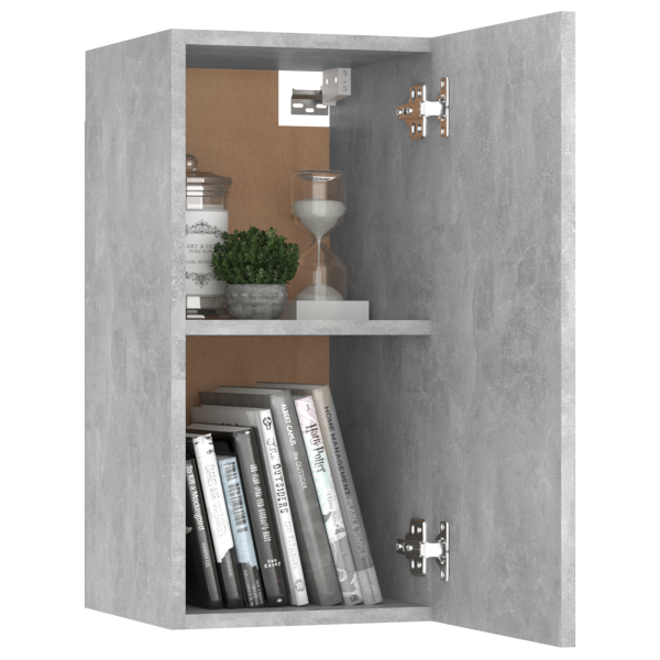 | Wall TV Cabinet | 2 pcs Бетонно сиво 30.5 x 30 x 60 см