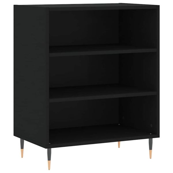 Бюфет черен 57x35x70 см инженерно дърво