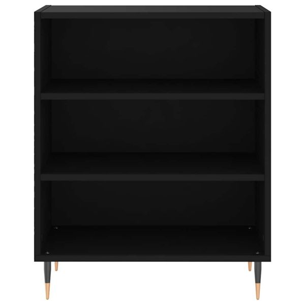 Бюфет черен 57x35x70 см инженерно дърво
