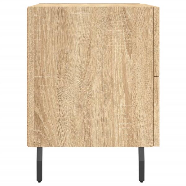 Нощни шкафчета 2 бр дъб сонома 40x35x47,5 см инженерно дърво