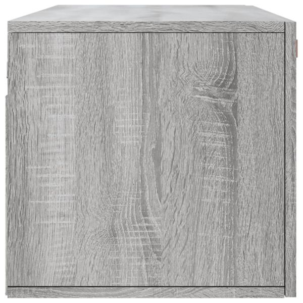 Стенен шкаф, сив сонома, 100x36,5x35 см, инженерно дърво