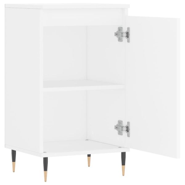 Бюфет бял 40x35x70 см инженерно дърво