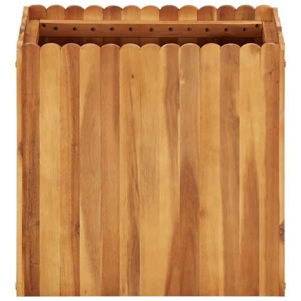 Градинска повдигната леха, 50x30x50 см, акациево дърво масив