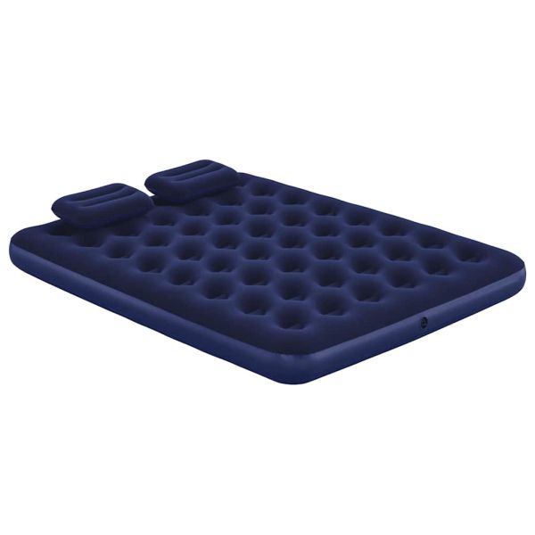 Bestway Надуваем матрак с възглавница и помпа, 203x152x22 см, 67374