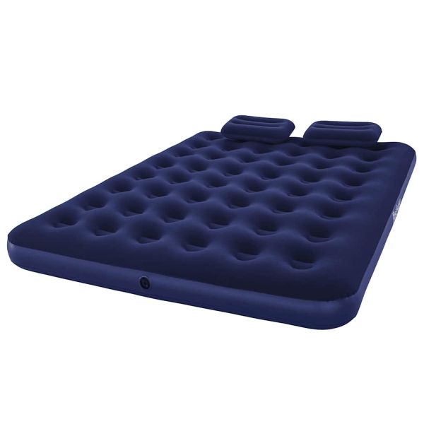 Bestway Надуваем матрак с възглавница и помпа, 203x152x22 см, 67374