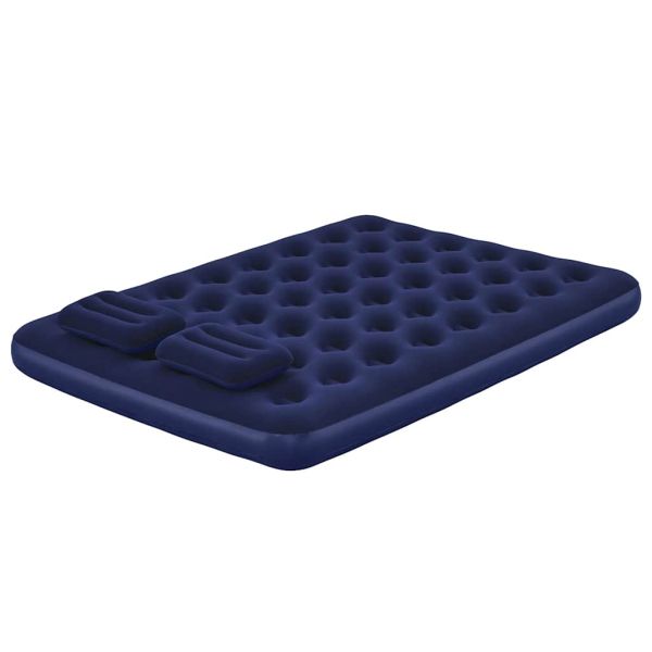 Bestway Надуваем матрак с възглавница и помпа, 203x152x22 см, 67374