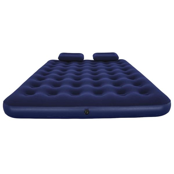 Bestway Надуваем матрак с възглавница и помпа, 203x152x22 см, 67374