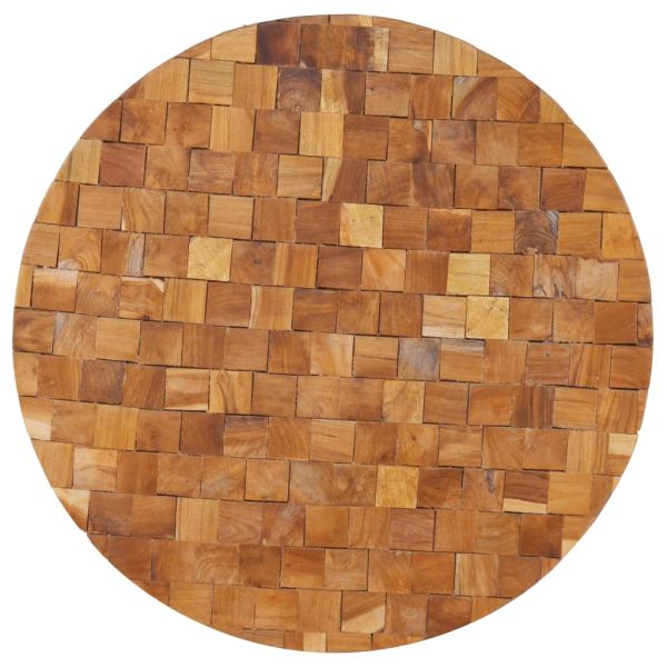 Маса за кафе, 60x60x35 см, тиково дърво масив