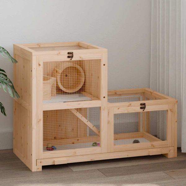 Клетка за хамстери 81x40x60 см масивна ела