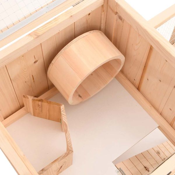 Клетка за хамстери 81x40x60 см масивна ела
