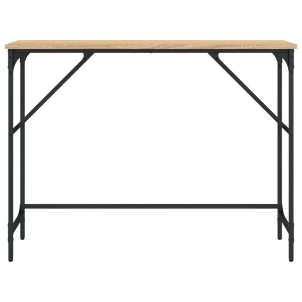 Конзолна маса, дъб сонома, 100x32x75 см, инженерно дърво