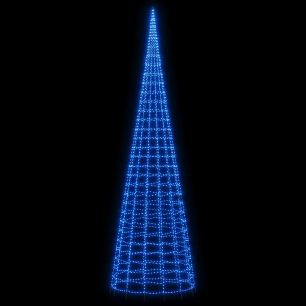 LED коледна елха 3000 LED синьо 800 см