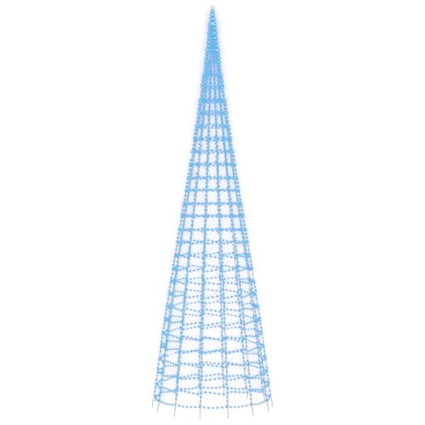 LED коледна елха 3000 LED синьо 800 см