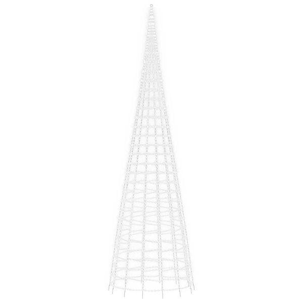 LED коледна елха 3000 LED студено бяло 800 см