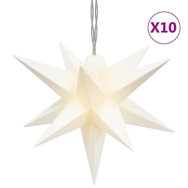 Коледна лампички, 10 LED, бели, 10 см