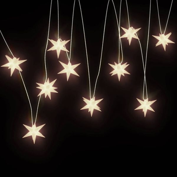 Коледна лампички, 10 LED, бели, 10 см