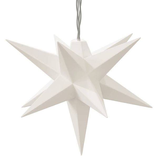 Коледна лампички, 10 LED, бели, 10 см