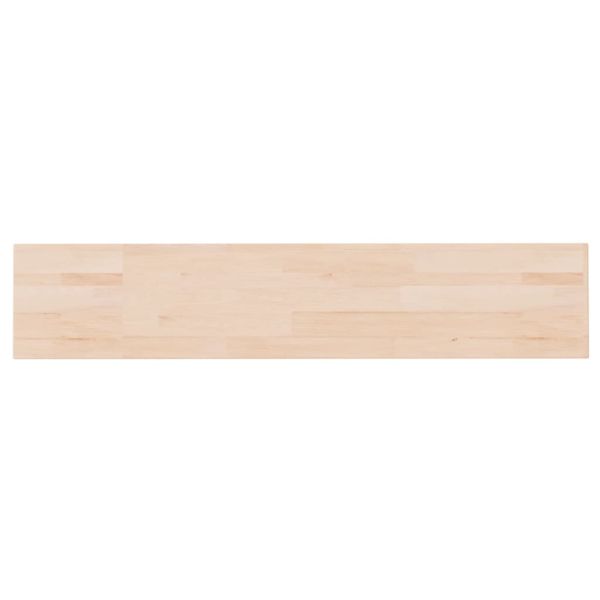 Дъска за рафт, 100x20x1,5 см, необработен масивен дъб