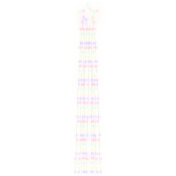 Коледни лампички за елха 320 LED цветни 375 см