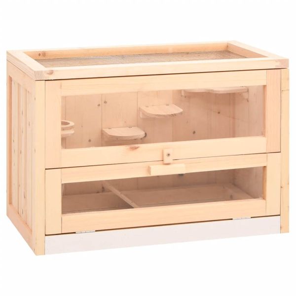 Клетка за хамстери 60x35,5x42 см масивна ела