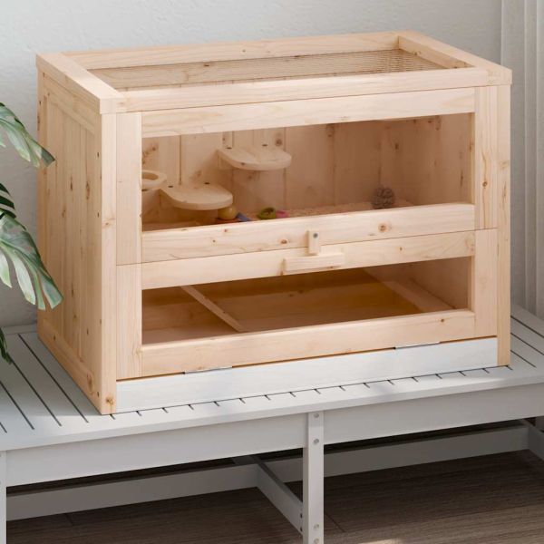 Клетка за хамстери 60x35,5x42 см масивна ела