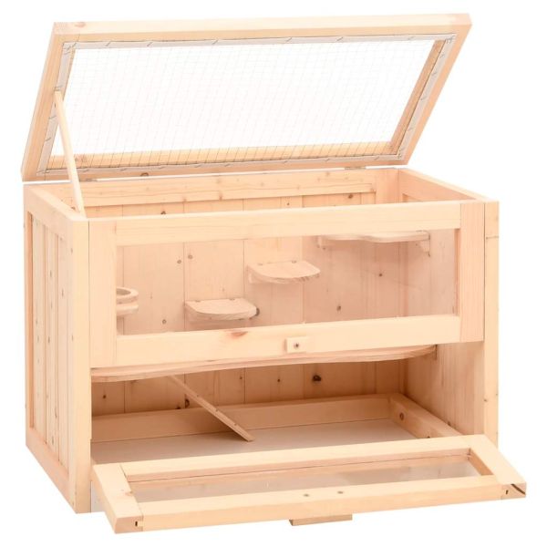 Клетка за хамстери 60x35,5x42 см масивна ела