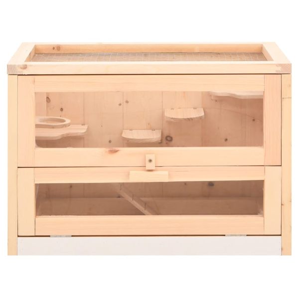 Клетка за хамстери 60x35,5x42 см масивна ела