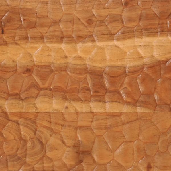 Страничен шкаф, 80x33x75 см, акациево дърво масив