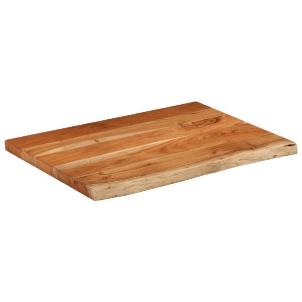 Плот за баня, 80x60x2,5 см, правоъгълен, масивно дърво акация