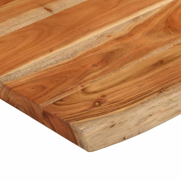 Плот за баня, 80x60x2,5 см, правоъгълен, масивно дърво акация