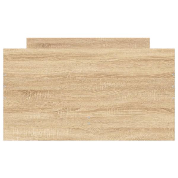 Рамка за легло с чекмеджета дъб сонома 75x190 см Small Single
