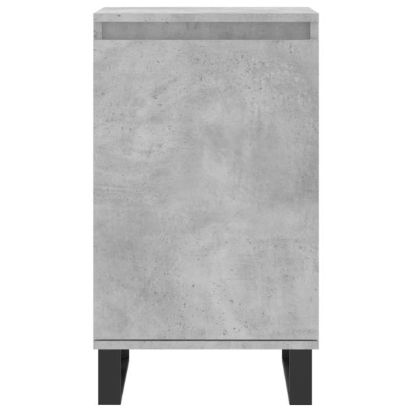 Бюфет бетонно сив 40x35x70 см инженерно дърво