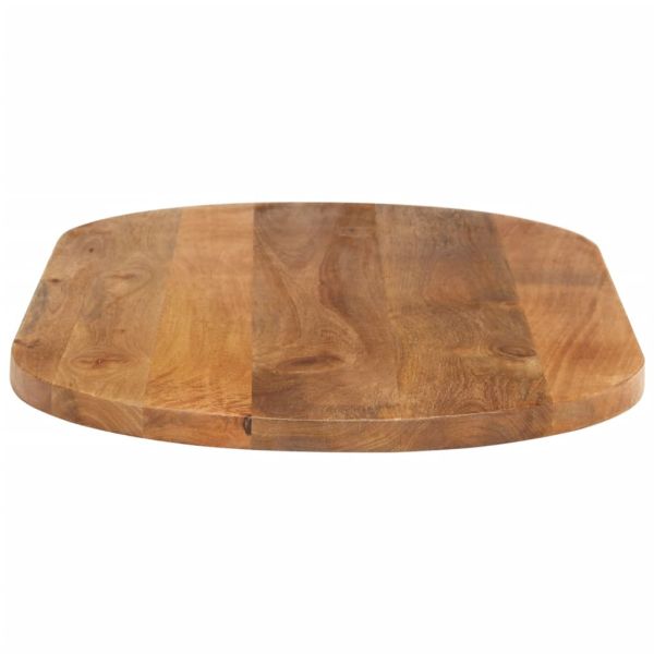 Плот за маса, 120x50x3,8 см, овален, масивно дърво манго