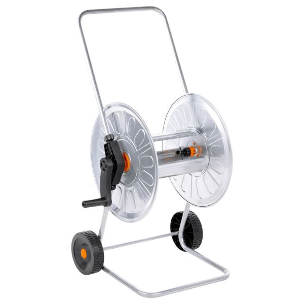 Макара за маркуч тип количка за 80 м 1/2" или 50 м 3/4" стомана