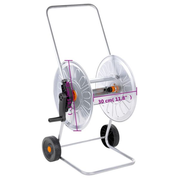 Макара за маркуч тип количка за 80 м 1/2" или 50 м 3/4" стомана