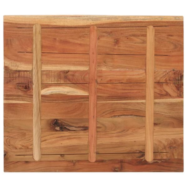 Плот за маса, 90x80x3,8 см, правоъгълен, акация масив