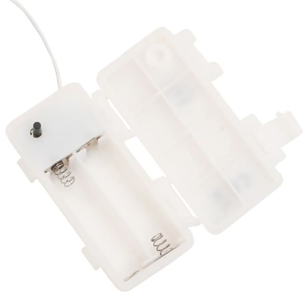 Коледни лампи с LED, 3 бр, сгъваеми, жълти