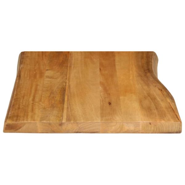 Плот за маса, 90x60x2,5 см, жив ръб, масивно дърво манго