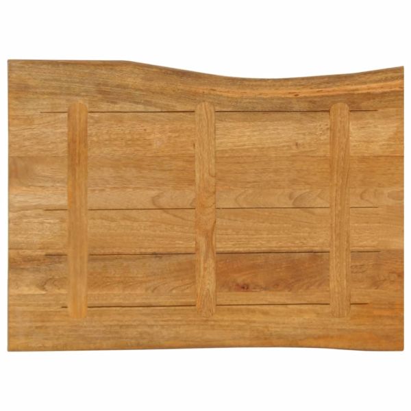 Плот за маса, 90x60x2,5 см, жив ръб, масивно дърво манго
