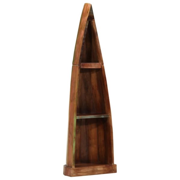 Шкаф тип лодка 39x27x127 см масивно регенерирано дърво