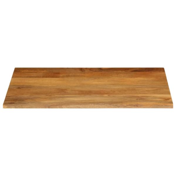 Плот за маса, жив ръб, 90x80x3,8 см, масивно дърво манго
