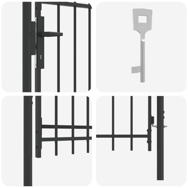 Врата за ограда BOXTEL 103 x 150 cm Прахово боядисана стомана