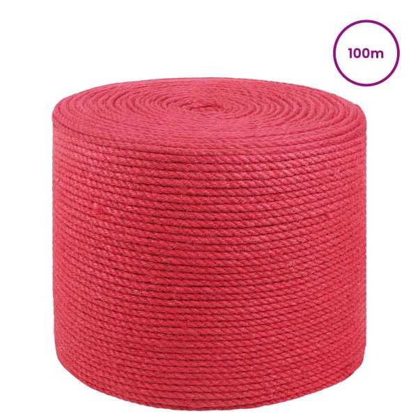 Въже от юта 2 pcs Червено 100% Тоса юта